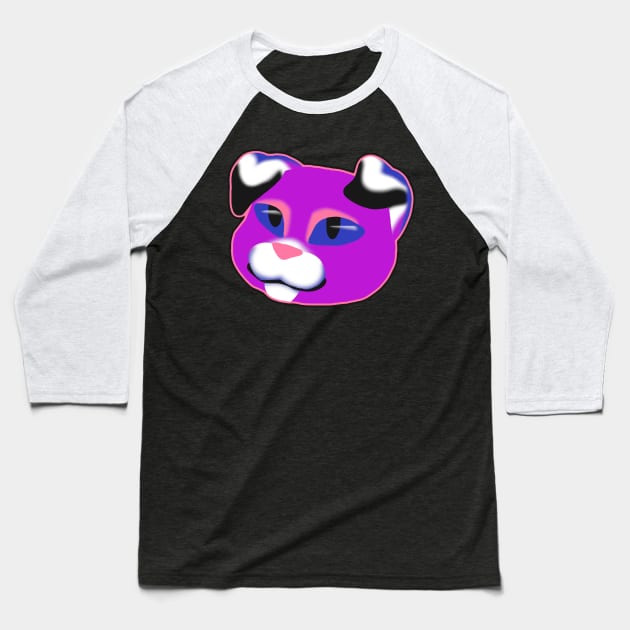 Gender fluid pride cat Baseball T-Shirt by TangletallonMeow